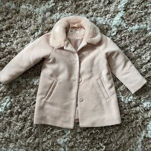 H&M Pale Pink Dress Coat